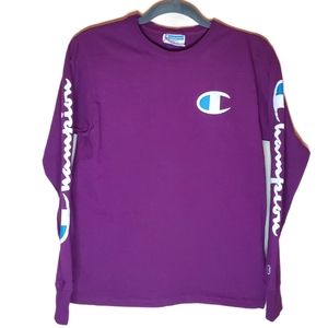Purple Champion Long Sleeve Shirt